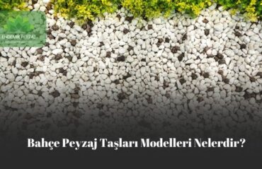 bahçe peyzaj taşları modelleri