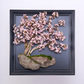 yapay bonsai süs eriği tablo