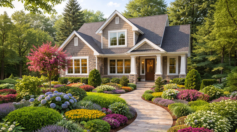 müstakil ev bahçe düzenlemesi